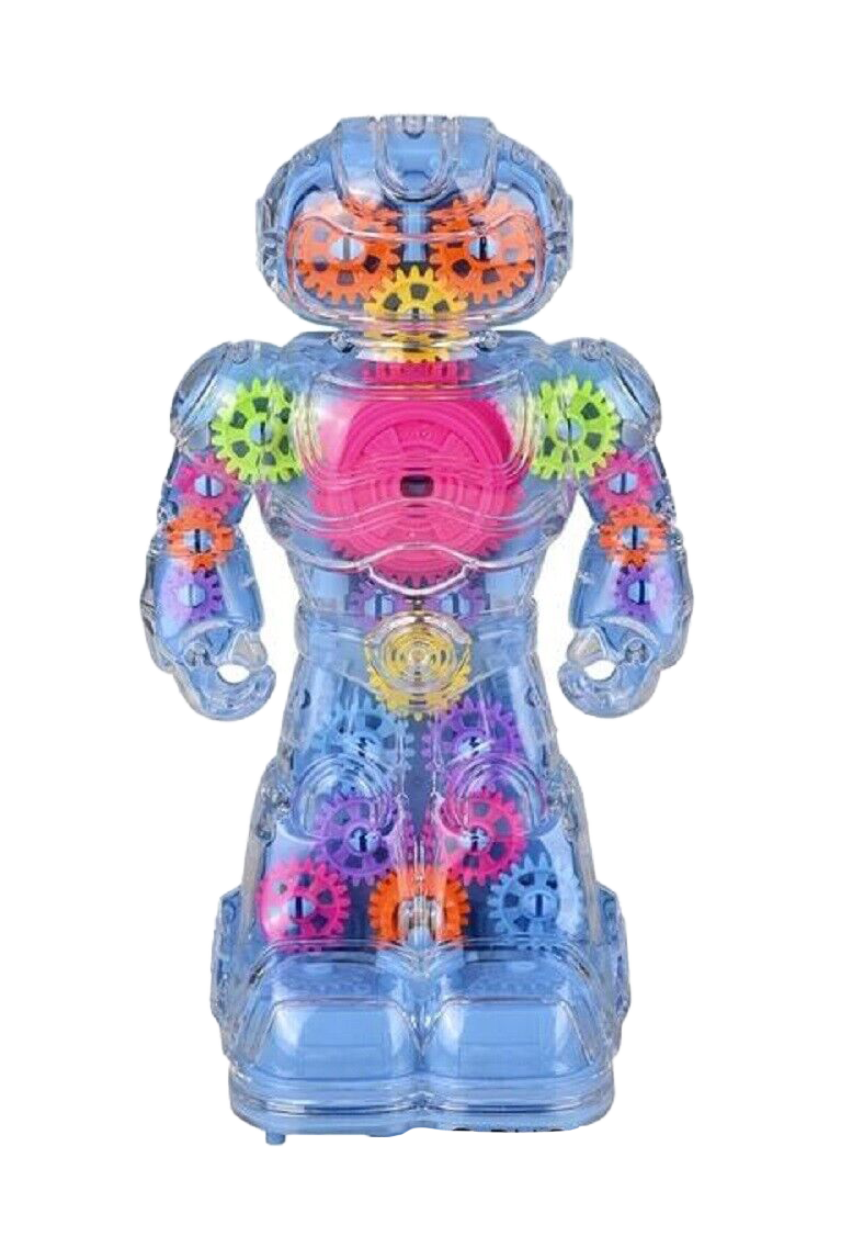 Light Up Gear Robot Time Travel Mart