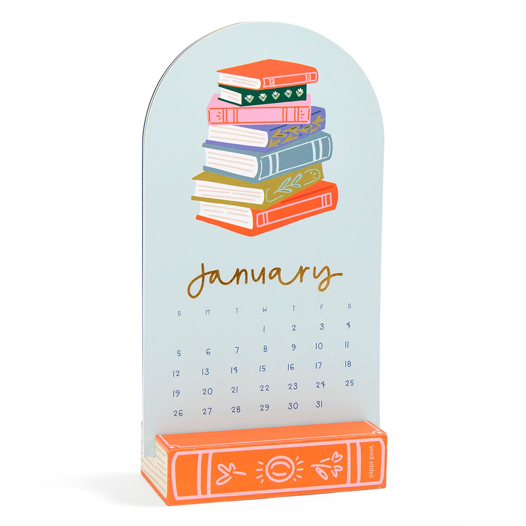 Book Lover's 2025 Mini Desk Calendar Time Travel Mart