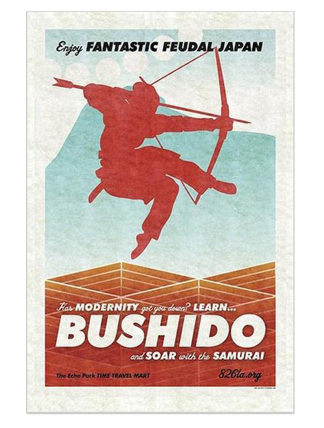 Time Travel Poster - Feudal Japan – Time Travel Mart