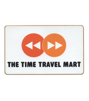 Time Travel Mart Sticker 1