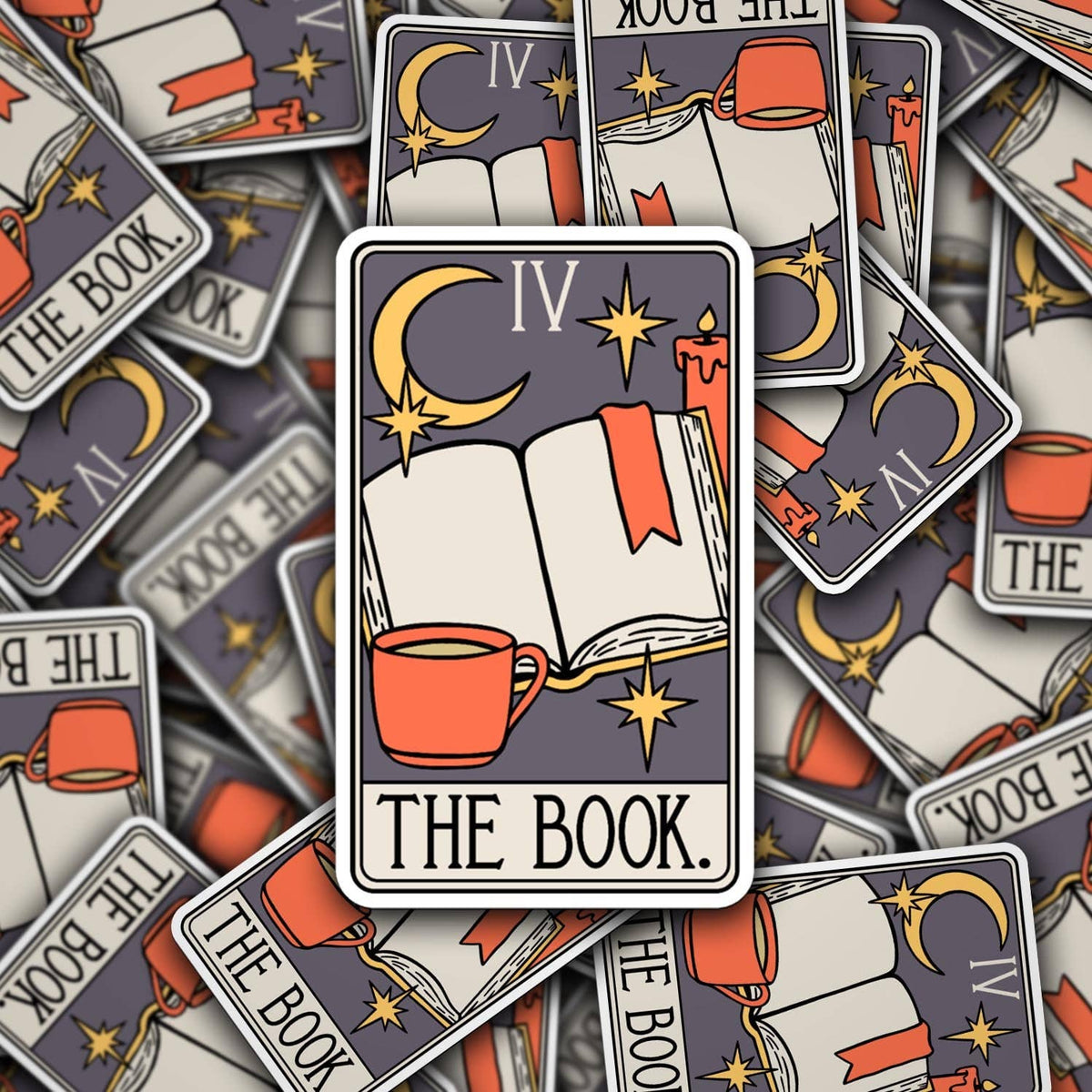 The Book Tarot Card Sticker – Time Travel Mart